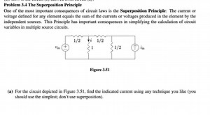 Problem 3.4 The Superposition PrincipleOne of the most import... | Filo