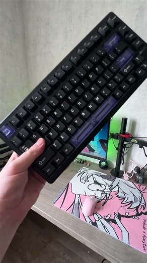 Собираю Сетап в тёмно-фиолетовых тонах \\ Epomaker HE75 Mag #техноблог #обзор #wooting #магнитки