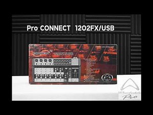 Wharfedale Pro Connect 1202FX USB มิกเซอร์ เครื่องเสียง 12 input EQ Mixer Console Audio interface