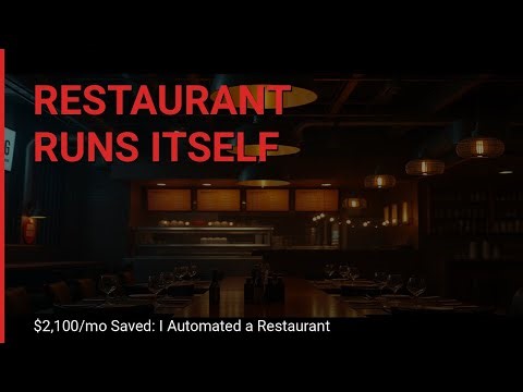 $2,100/mo Saved: I Automated a Restaurant