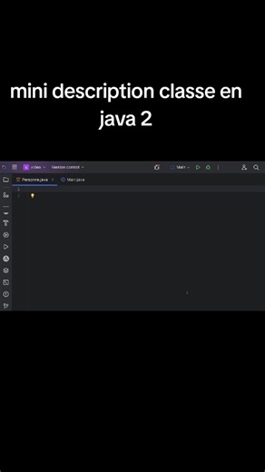 illustration avec la class Personne #code #oop #poo #tutorial #java #01