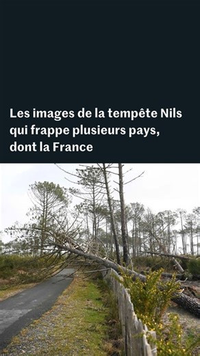 Tempête Nils : les images des dégâts