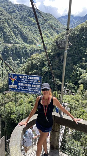 Incredible falls in Banos, Ecuador. With these falls you can get pretty close without being in danger. If you want to know more about incredible falls like this search Scottsdale Travel Chick 😎 #banosecuador #waterfallsoftiktok #scottsdaletravelchick #ecuador