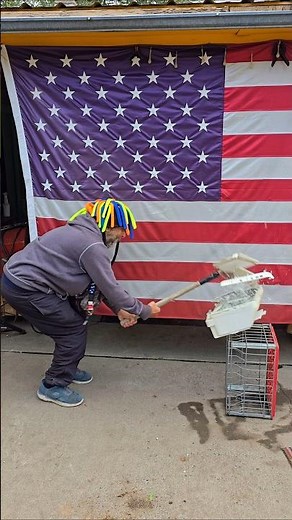 Smashing Dave Pt 2! 🔨 💥 #Sledgehammer #FunnyShorts #SmashTime