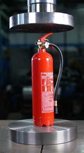 Press vs Fire Extinguisher 💥 #press