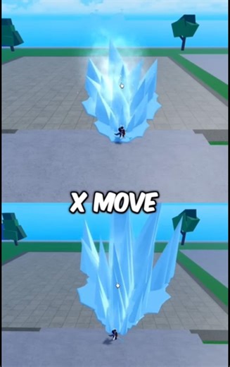 ice fruit v1 and v2 power #roblox#blox fruits