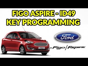ford figo aspire key programming with x100pad2 ID49