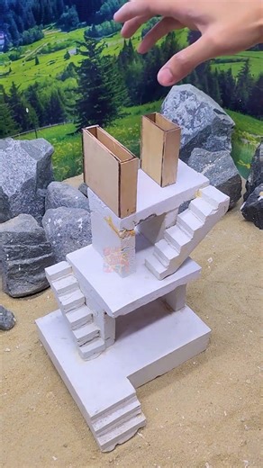 Huge White Foundation Mini House 🤍🏠 Part 5 #minisatisfying #satisfying #diy #minisatisfying