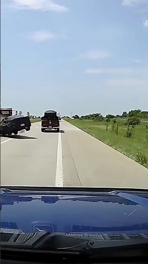 Distracted Driver Crashes Into Attenuator Truck - DRAMATIC CRASH #carcrash #dashcam #shorts