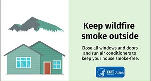 7.5K views · 126 reactions | Do you know how to keep wildfire smoke outside? ✅ Choose a room you can close off from outside air. ✅ Set up a portable air cleaner or filter. ✅ Stay indoors as much as possible. More tips: https://bit.ly/3KnAmRQ | CDC | Facebook