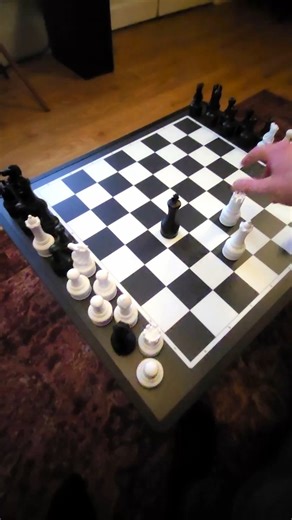 Just saw the most genius Chessnut Move setup ever… 😆♟️ Someone connected their Move board to their smart home system so that when they checkmate, their robot vacuum delivers a cold beer straight to them. Yes, you read that right. A BEER. 🛋️🤖🍺 Honestly, this is next-level creativity. Chess, tech, and a little reward all in one—pure brilliance. Whoever thought checkmate could taste this good deserves a crown of their own. 👑 Let's thank @samjmgoss for sharing such a fun idea! #ChessnutMove #Ch