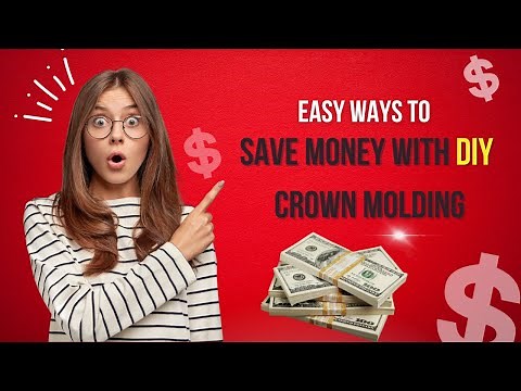 Easiest most simple DIY crown molding!