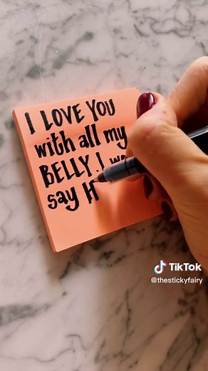 Cute Calligraphy Love Notes Ideas for Him and Her