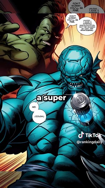 Every Color Hulk Explained: Part 5 - The Navy Hulk aka A-Bomb. #marvelcomics #richardjones #abomination #redhulk #brucebanner