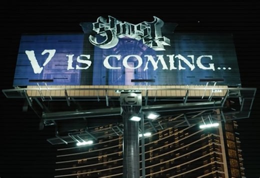 GHOST Posts Las Vegas Billboard Teasing 'New' Frontman For 2025 Touring Cycle: PAPA V PERPETUA