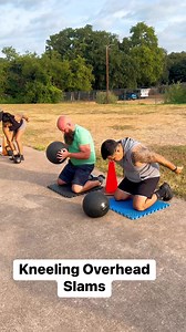 14 reactions | Build your shoulders and core & strength with this kneeling slam. #beastcamptraining #lawenforcementtraining #fitforduty #fitforlife #workhard #slamballworkout #shoulders #corestrength | Beast Camp Training | Facebook