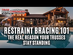 Restraint Bracing 101: The Real Reason Your Trusses Stay Standing