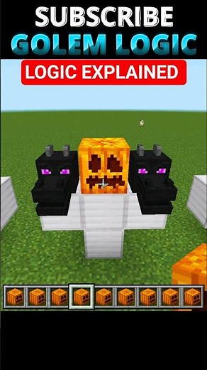 Minecraft Iron Golem Mechanics Explained #Minecraft #MinecraftShorts