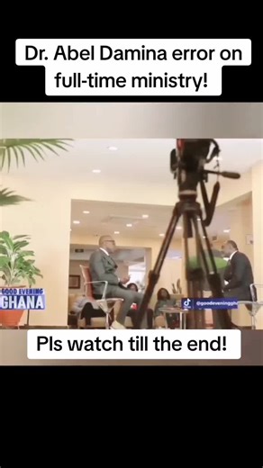Dr. Abel Damina's Error on Full-Time Ministry! Watch till the End!