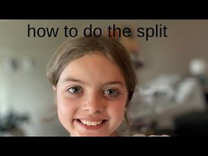 How to do the splits