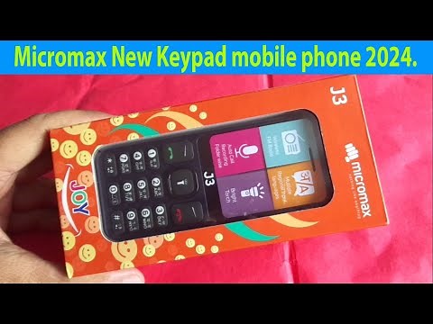 Micromax JOY J3 Unboxing new Micromax keypad mobile phone 2024.