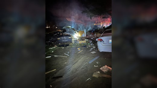 Man burned in Sandy Hook explosion