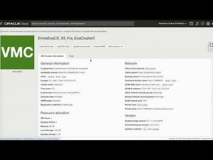 Oracle Exadata Database Service on Dedicated Infrastructure OCI Console Demonstration(EXADB-D)