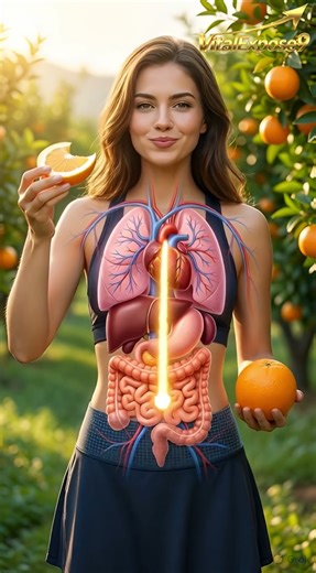 What Happens When You Eat an Orange? 🍊 3D Digestion Animation