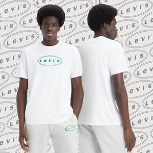 1.1K views · 829 reactions | Levi's® Men's Relaxed Short-Sleeve Graphic T-Shirt Jeans and a tee - name a more iconic duo, we’ll wait. Made with a easy fit, this Relaxed Fit Short Sleeve Graphic T-Shirt features signature graphics for an unmistakably Levi's® touch. Available in-store. | Levi's Nigeria | Facebook