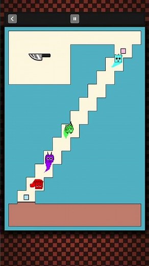 Square Race 🟥🟦🟩🟨 #race#marblesrace#games#93