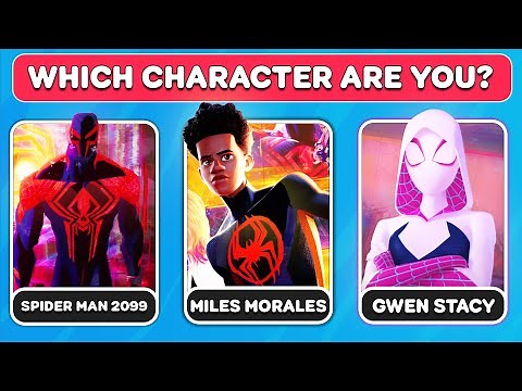 Which Spider-man character are you? Across the Spider Verse Movie Quiz