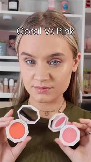 CORAL OR PINK BLUSH COMPARING BLUSH FENTY BIUSH REVIEW CORAL V PINK NATALIE JADE