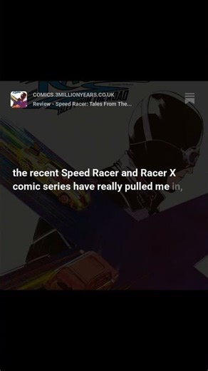 Review - Speed Racer: Tales From The Road #1