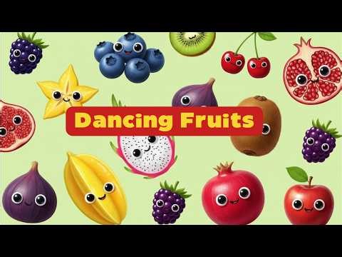 Dancing Fruits and Berries | Fun Music Animation