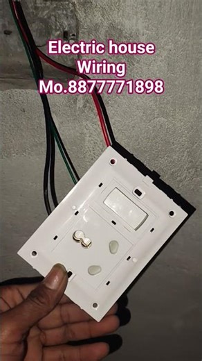 electric house wiring switch board installation