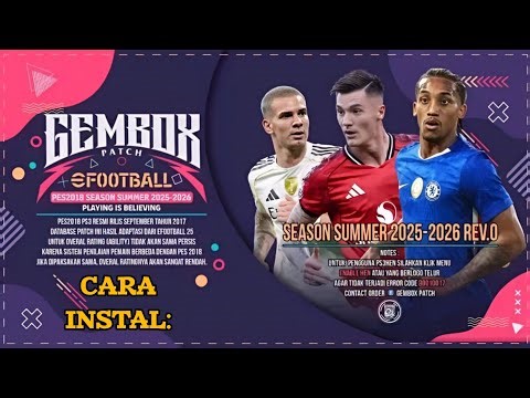 How to Install & Install PES GEMBOX PATCH SUNMER TRANSFER (2025-2026) PS3 | Pes PS3 Tutorial