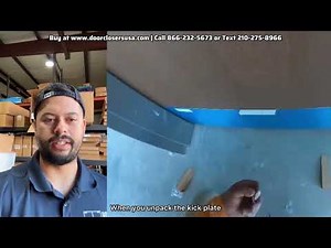 How to Install a Commercial Kick Plate (18-Gauge) on a Metal or Wood Door