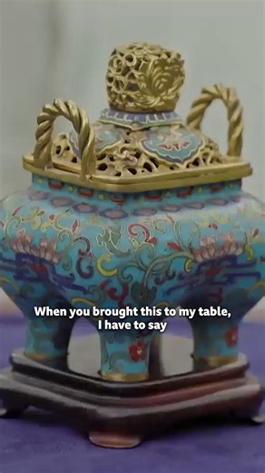 Have you ever seen a more exquisite incense holder? Watch the full #AntiquesRoadshow episode on BBC iPlayer 🎥 #bbcantiquesroadshow | BBC Antiques Roadshow