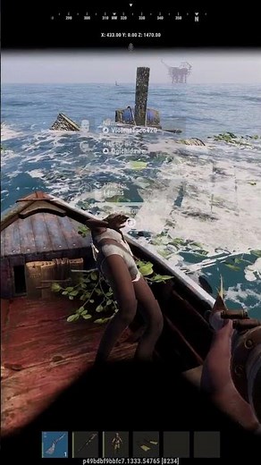 Underwater Attack Made Him Crash Out - Rust Console #shorts #rust #rustconsole #rustconsoleedition