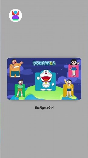 Doraemon Website Design in Figma ✨ | Animation & Prototype Tutorial