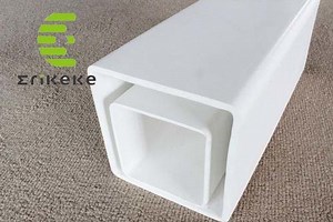[Hot Item] Extrusion Square Pipe 22mm Diameter PVC Water Pipe Square Tubes
