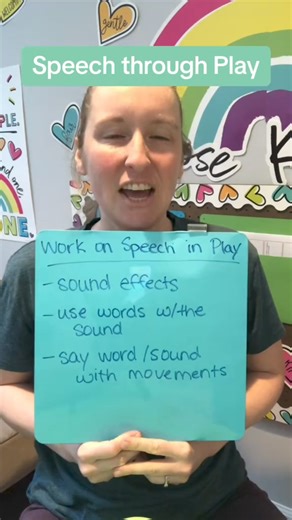 Here’s how to work on speech sounds during play! #speechlanguagepathologist #speechtherapy #speechdelay #speechdelaykids #slpsoftiktok #slpeeps #slp2be | The SLP Solution | Facebook