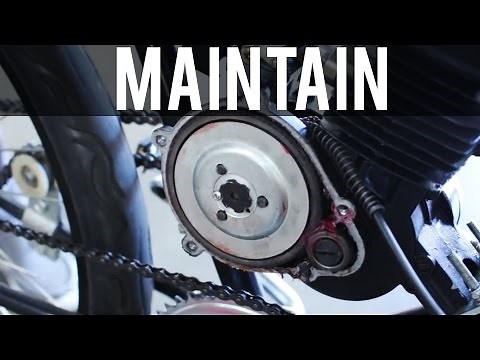 How to Maintain a Motorized Bicycle - Cleaning and regular Maintenance