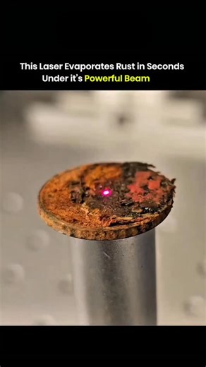 Knowledge Matrix | A laser can remove rust very quickly. It sends short bursts of energy onto the metal surface, which burn away the rust without damaging the... | Instagram