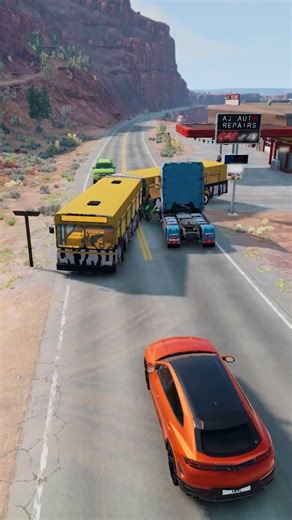 Dangerous Maneuver Ep.265 | Car Crash - BeamNG Drive