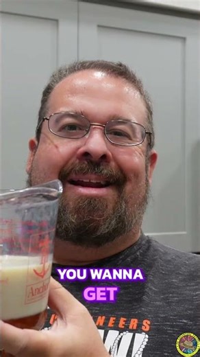 Perfect Honey Milk: Easy Scalding Method Revealed #shorts