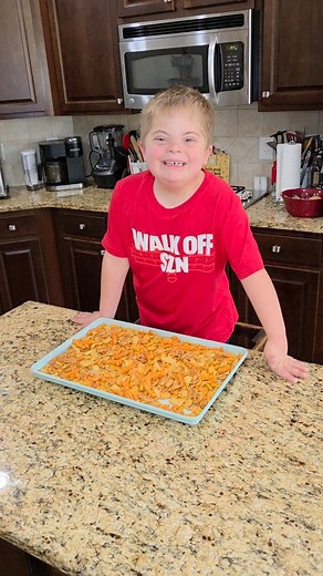 1.4K views · 43K reactions | Our Recipe of the Month - Wilson's Snack Mix! #snack #football #partyfood #snacks #chips | Farwick Family | Facebook