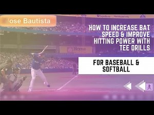 How To Increase Bat Speed & Improve Hitting Power With Tee Drills for Baseball & Softball