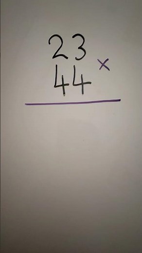 How to multiply WITHOUT Calculator! #shorts #maths #multiplication