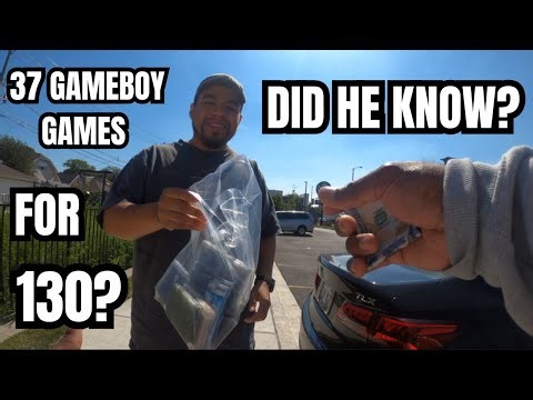 37 Gameboy/Gameboy Advance Games For $130!! Did He know what he had??